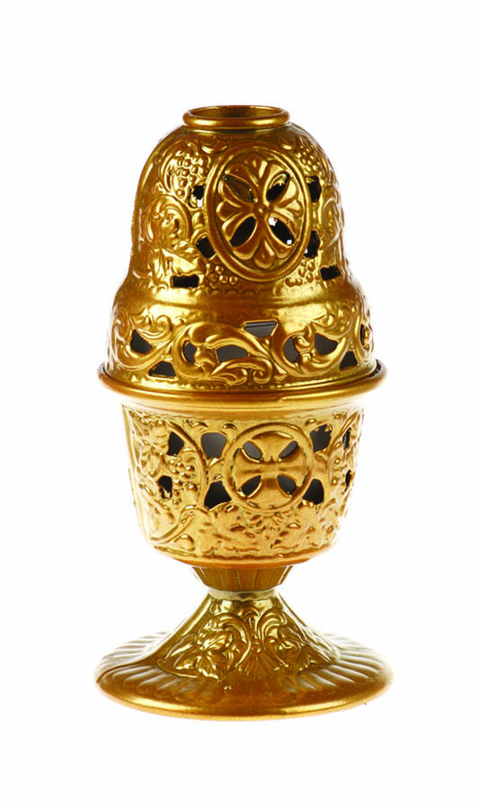 Gold KT Vigil oil lamp