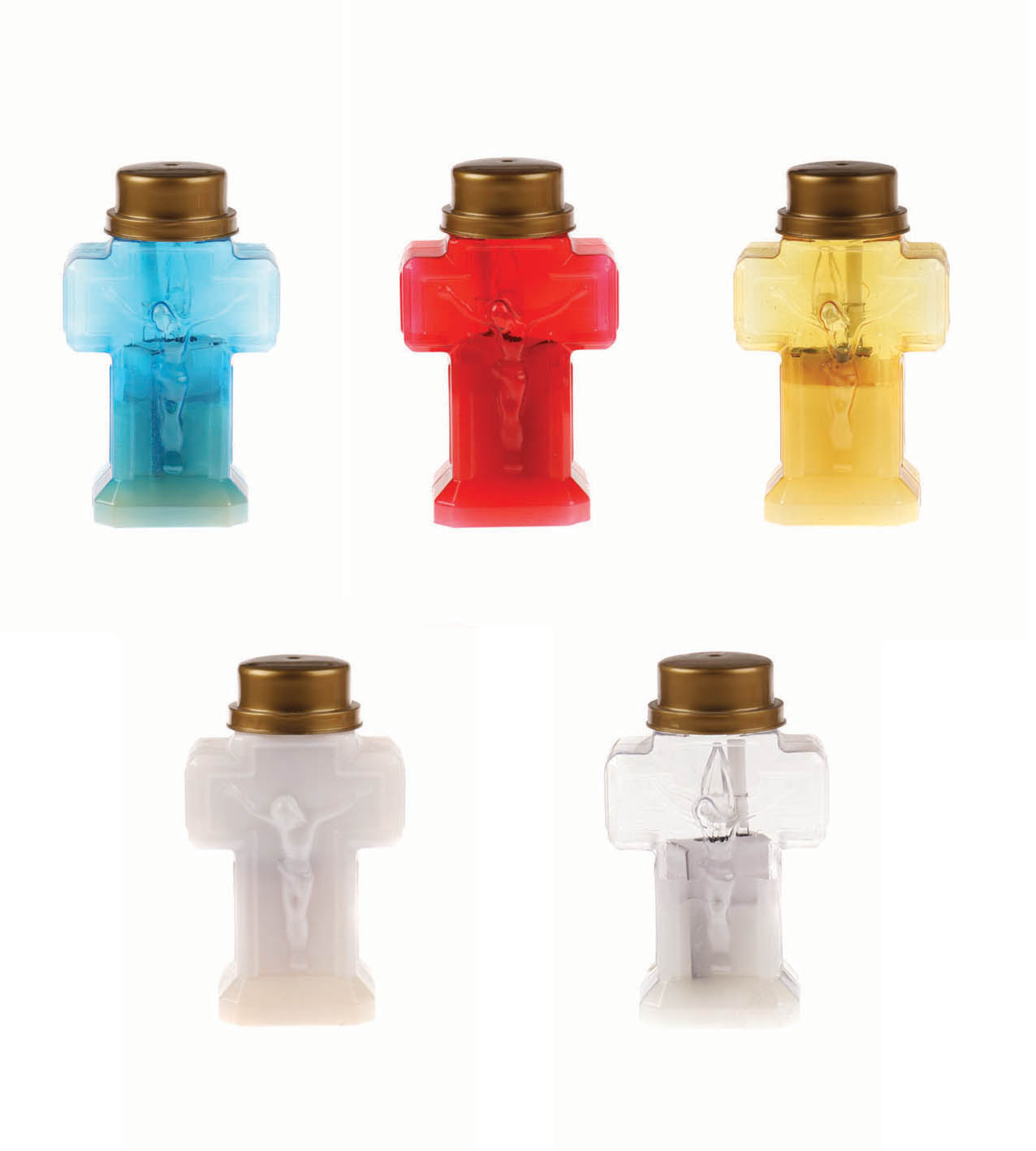 Small Cross Shaped Electric Candle