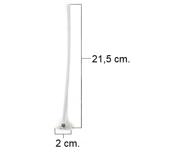 LX 21,5cm Pretabbed Wick