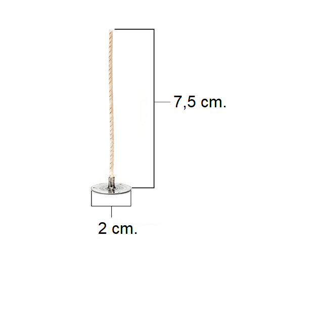 ECO 7,5cm Pretabbed Wick