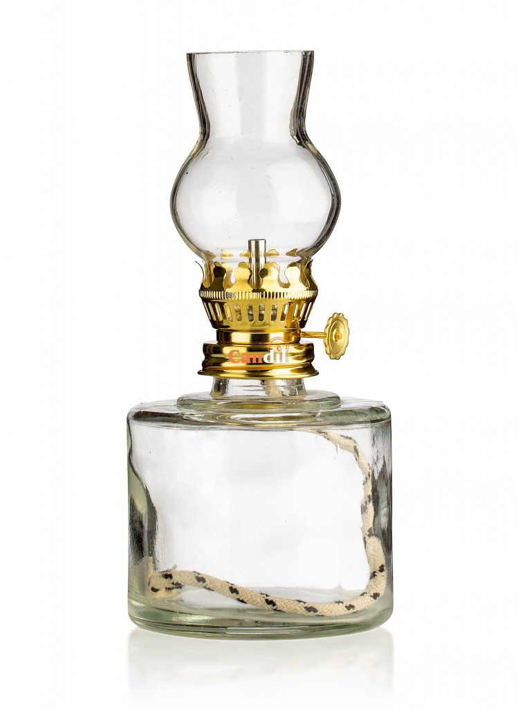 Oil lamp small barrel