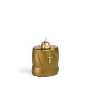 Ηλεκτρικό κερί με λαμπάκι φλόγα χρυσό