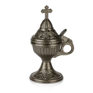 Ζάμα θυμιατό με καπάκι μεγάλο λαδί