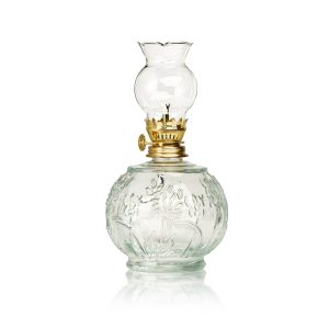 Λάμπα παραφινελαίου 500ml λουλούδι διάφανη