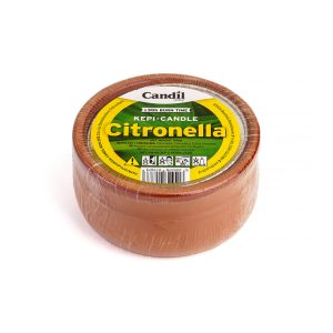 Κερί σιτρονέλα σε πήλινο σκεύος No2