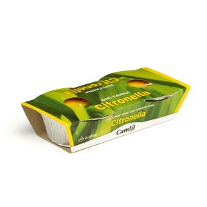 Κερί σιτρονέλα σε αλουμίνιο No2 (ανταλλακτικό 2 τεμ)