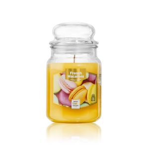 Αρωματικό κερί σε βάζο Γαλλικά Μάκαρον 510gr