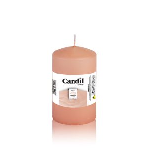 Κερί κορμός κυλινδρικός 6x10cm σομόν