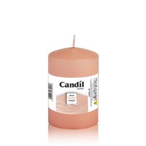 Κερί κορμός κυλινδρικός 7x10cm σομόν