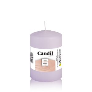 Κερί κορμός κυλινδρικός 7x10cm λιλά