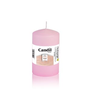 Κερί κορμός κυλινδρικός 6x10cm ροζ