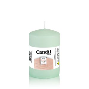 Κερί κορμός κυλινδρικός 7x10cm μέντα